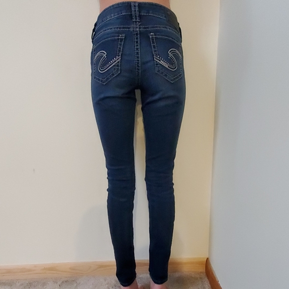 Silver Jeans Suki Mid Super Skinny, dark wash - Picture 2 of 8